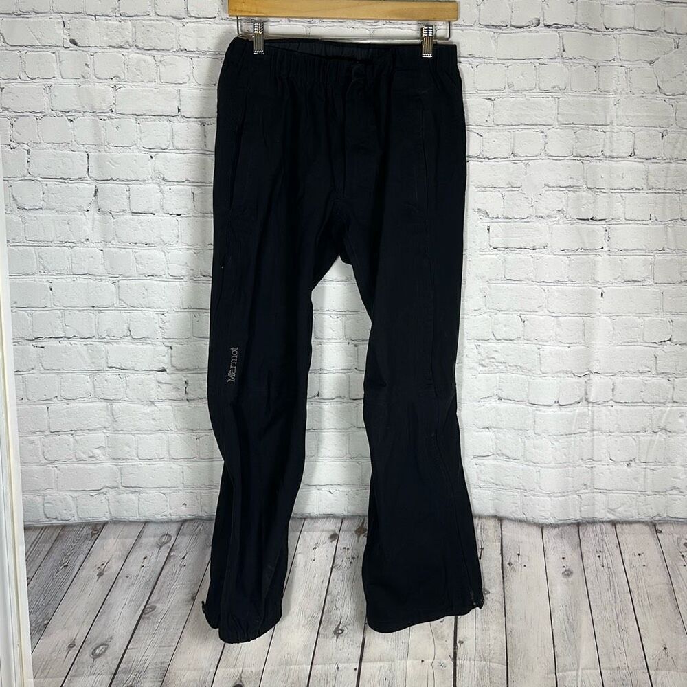Marmot Men’s Black Light weight‎ Nylon Track Pants size S Small FLAW